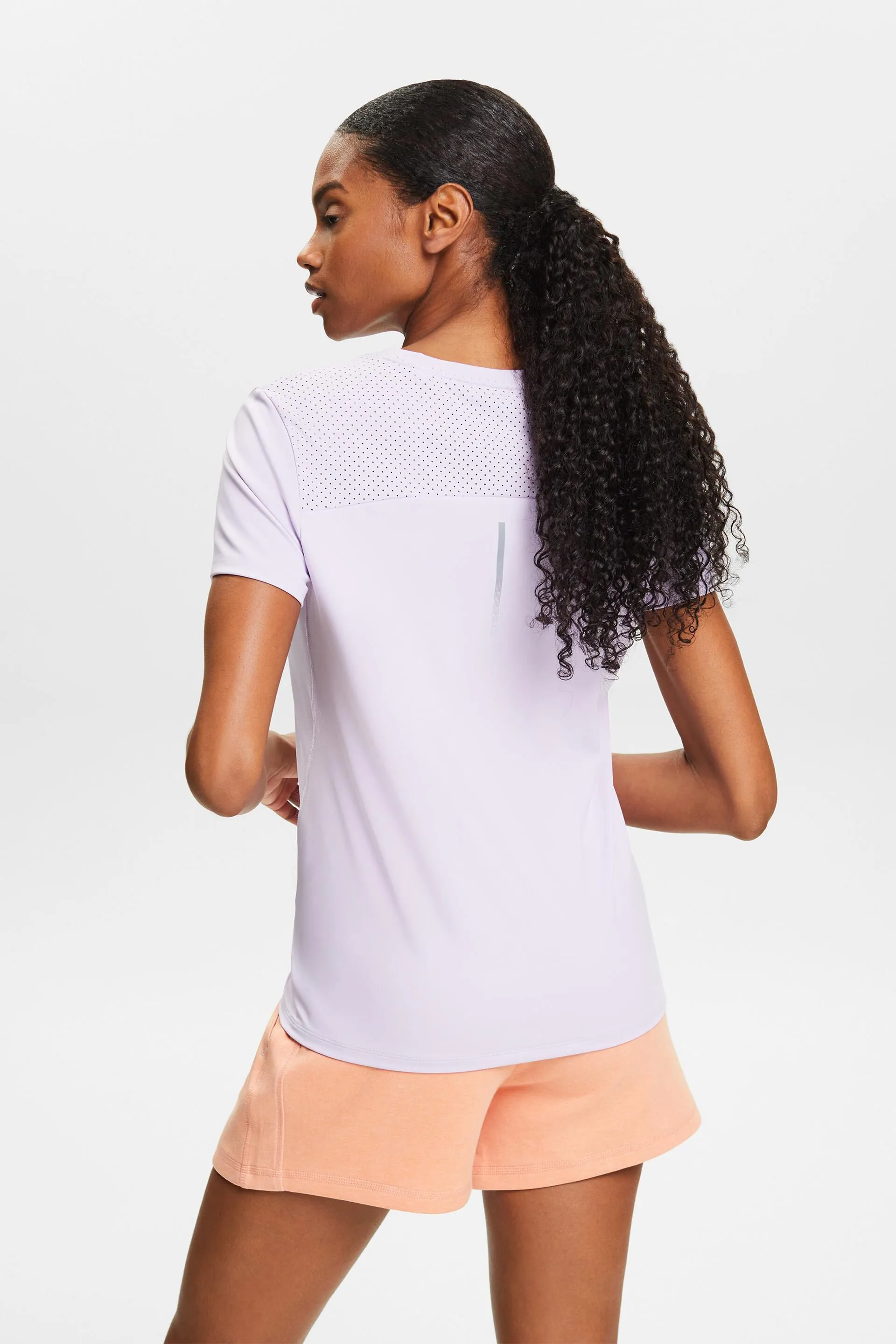 T-shirt active con scollo a V
