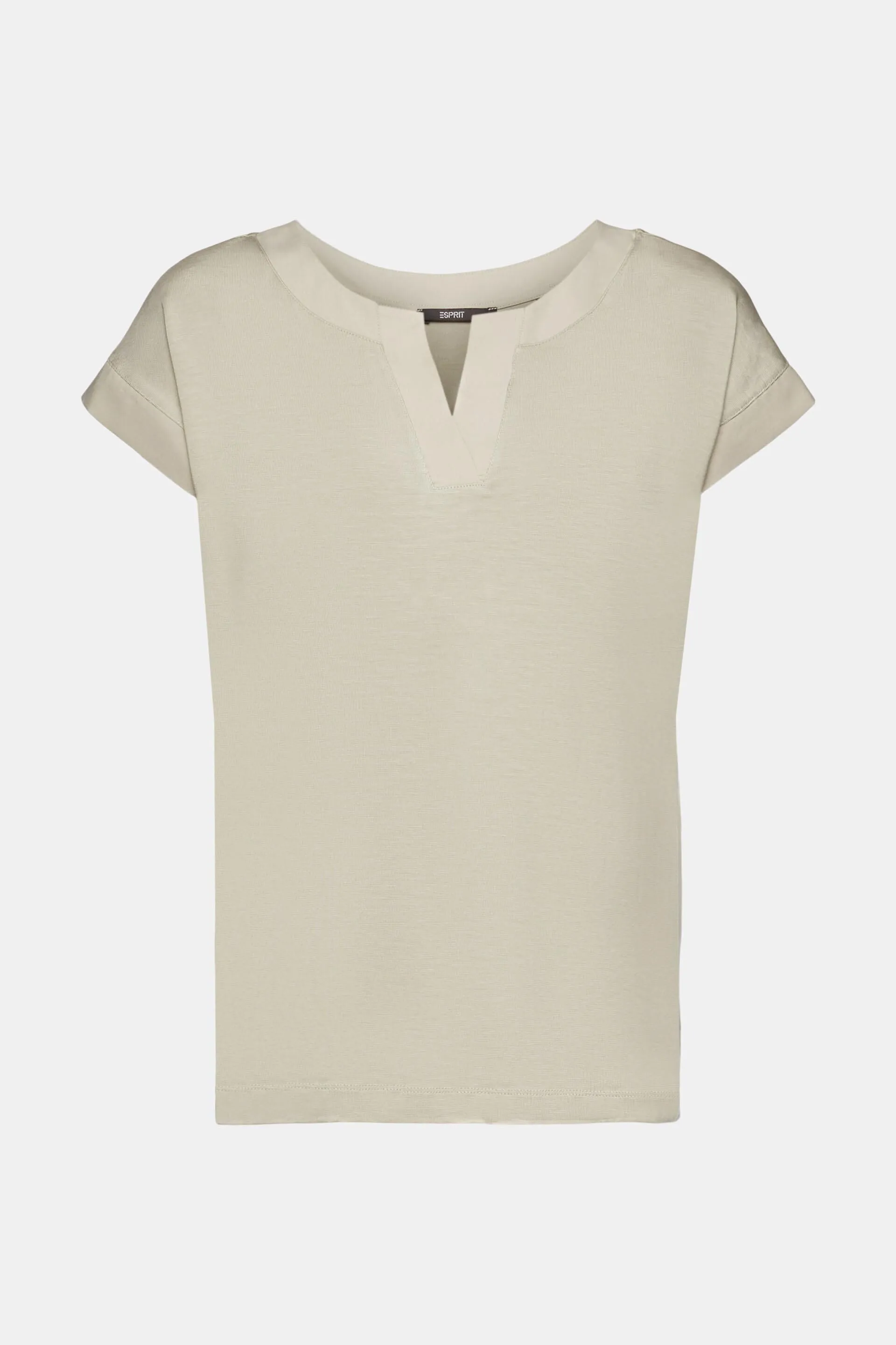T-shirt con scollo a V, TENCEL™
