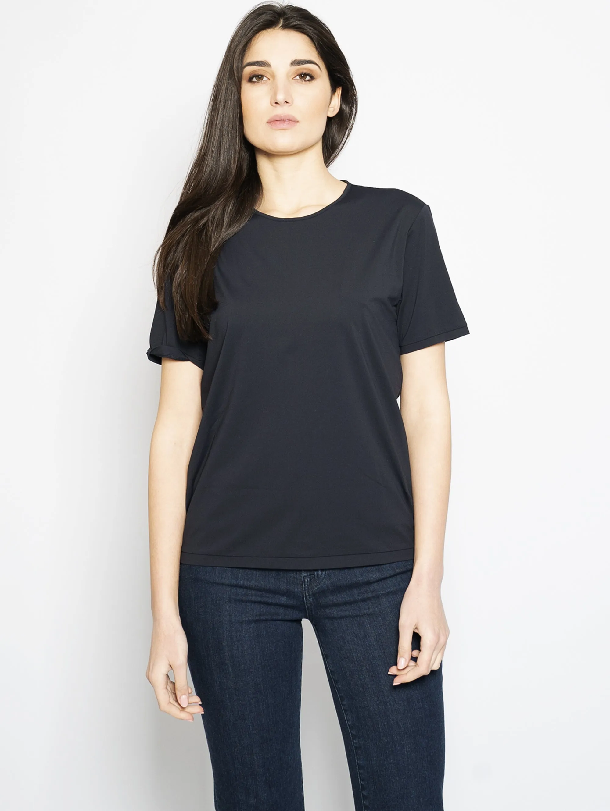 T-shirt con Spacco Blu