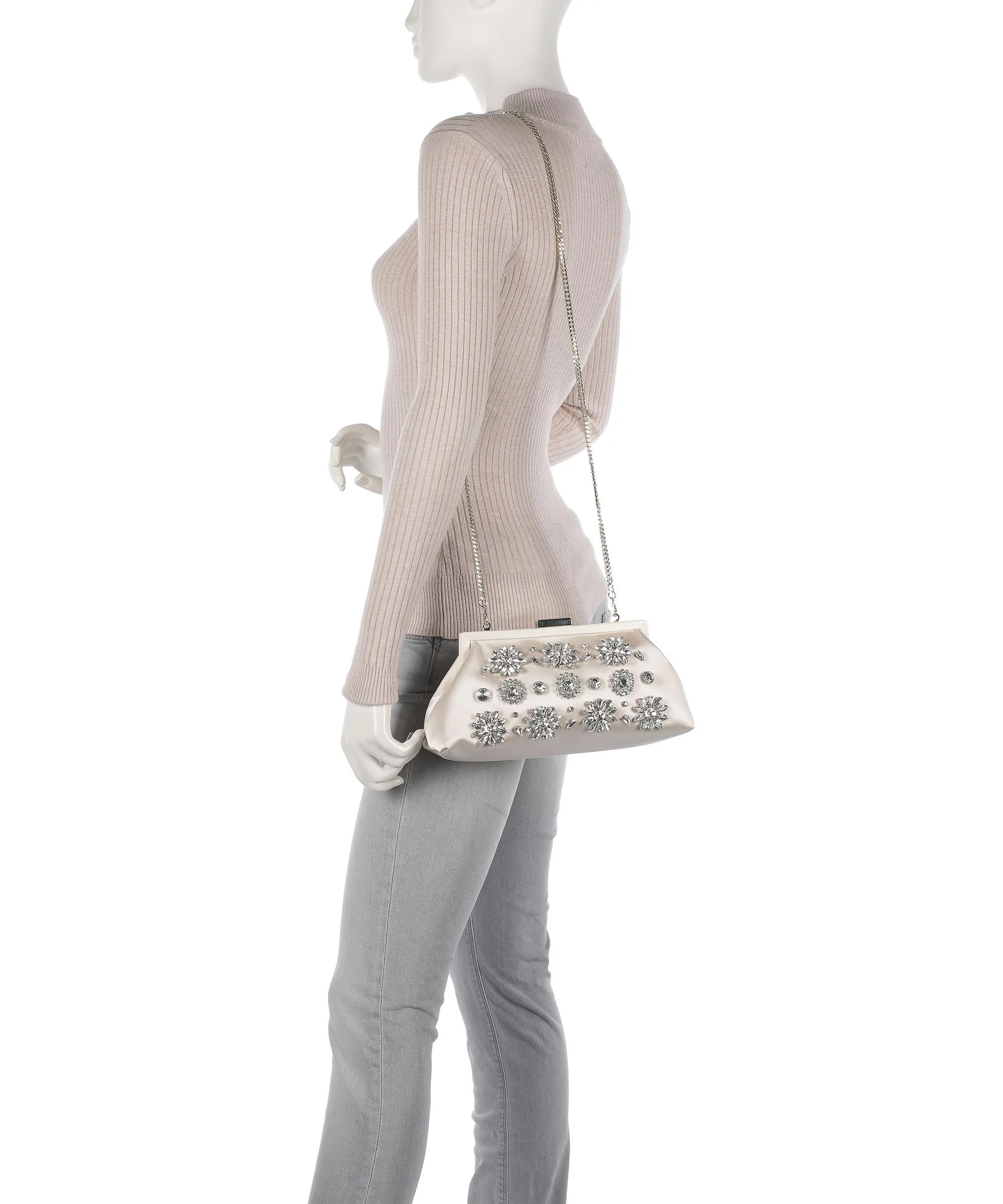  Ted Baker Crysta Borsa a tracolla poliestere avorio  