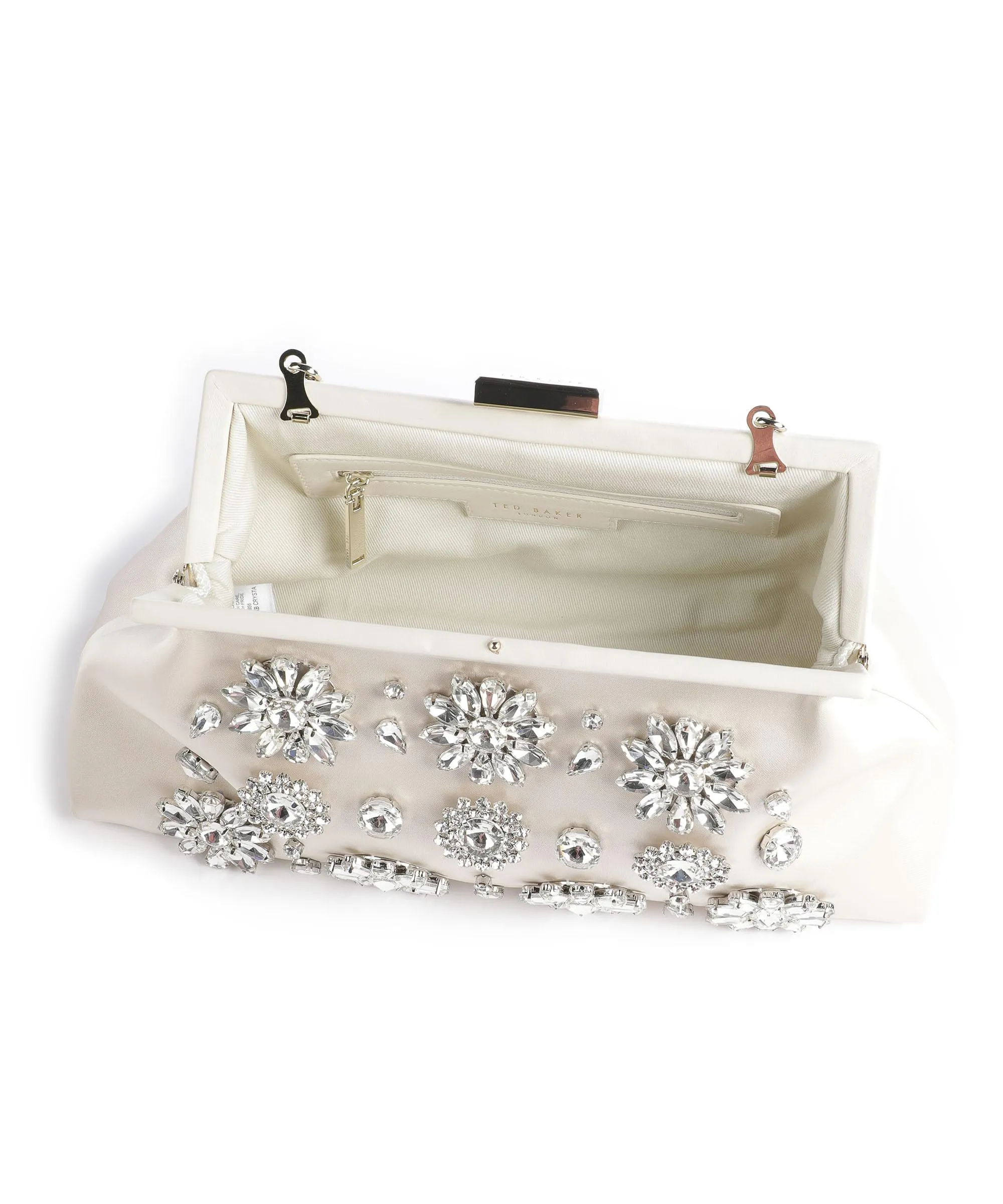  Ted Baker Crysta Borsa a tracolla poliestere avorio  