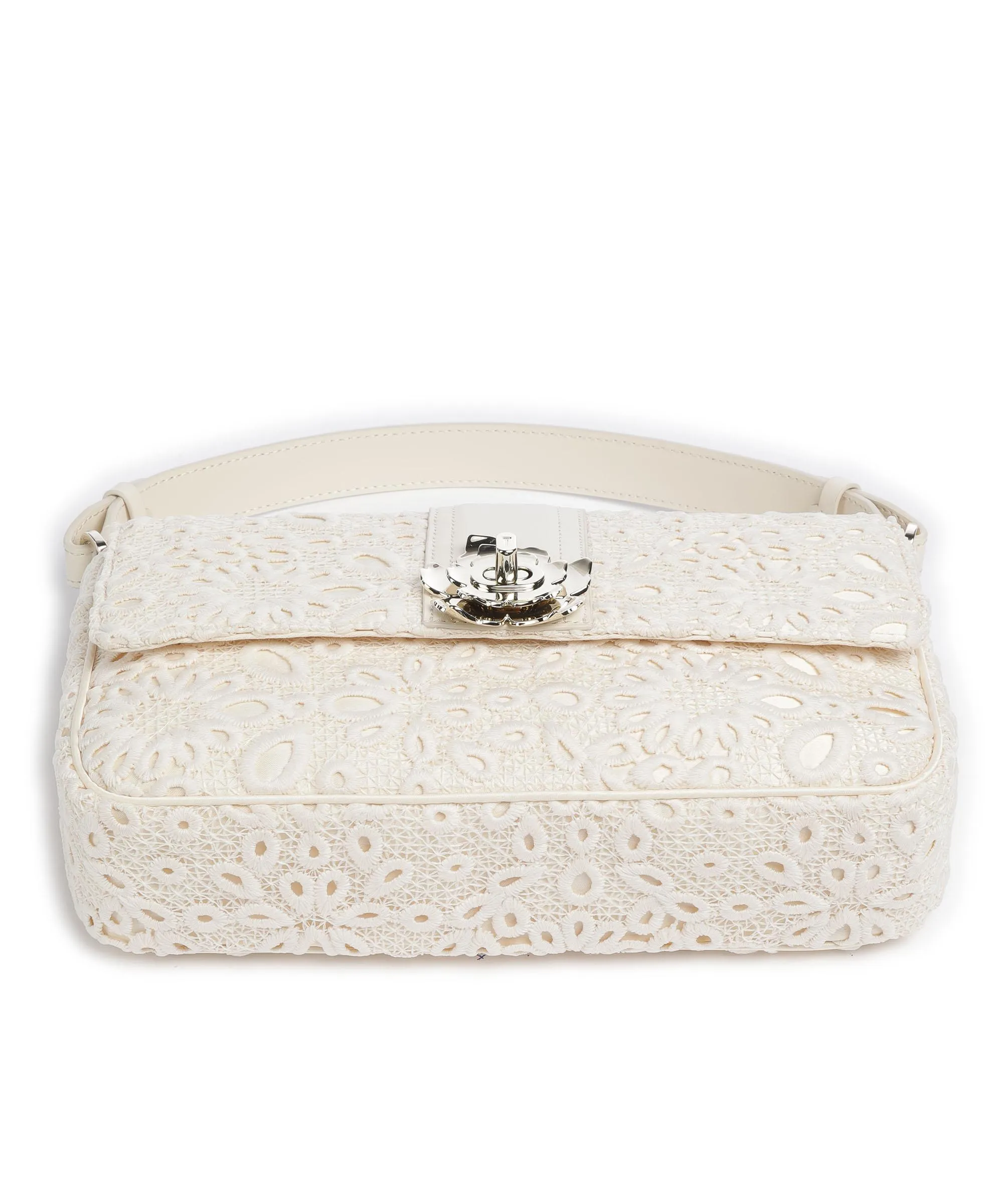  Ted Baker Florasa Borsa a spalla poliestere avorio  