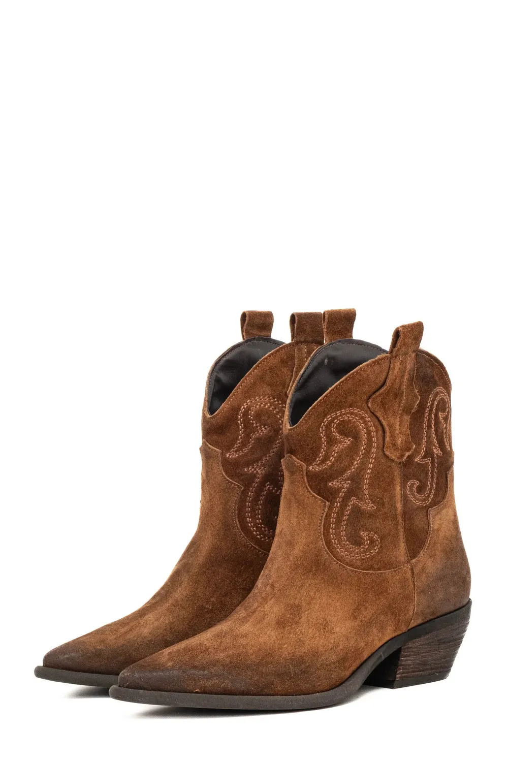 TEXANO BASSO RICAMI SUEDE