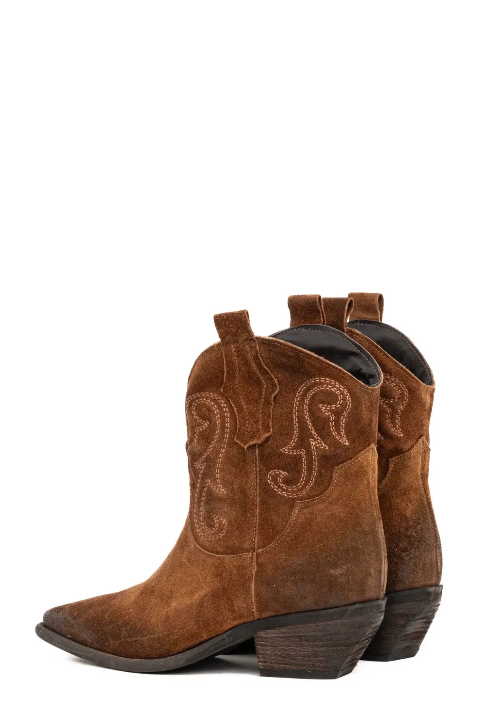 TEXANO BASSO RICAMI SUEDE