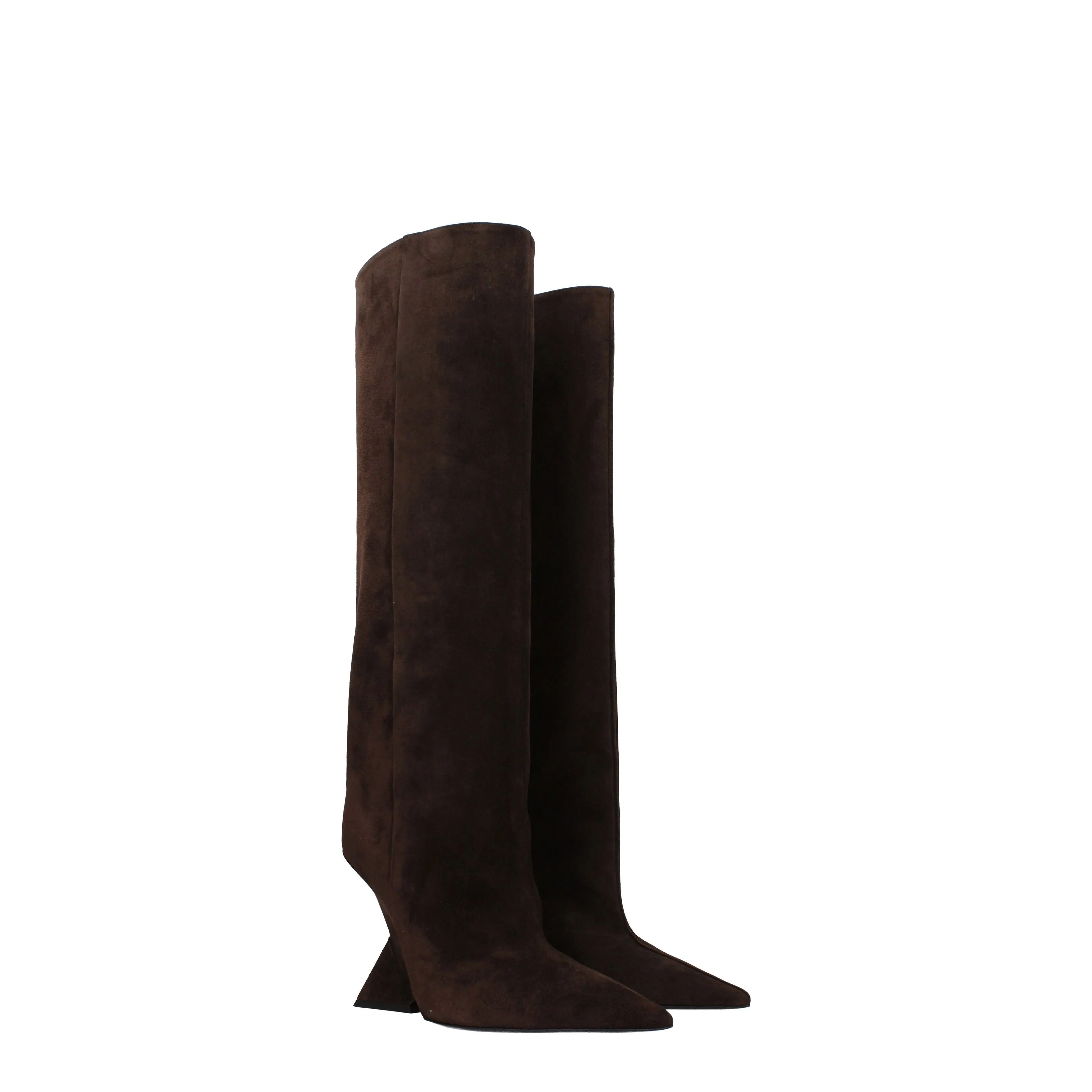 The Attico Stivali Donna Camoscio Marrone