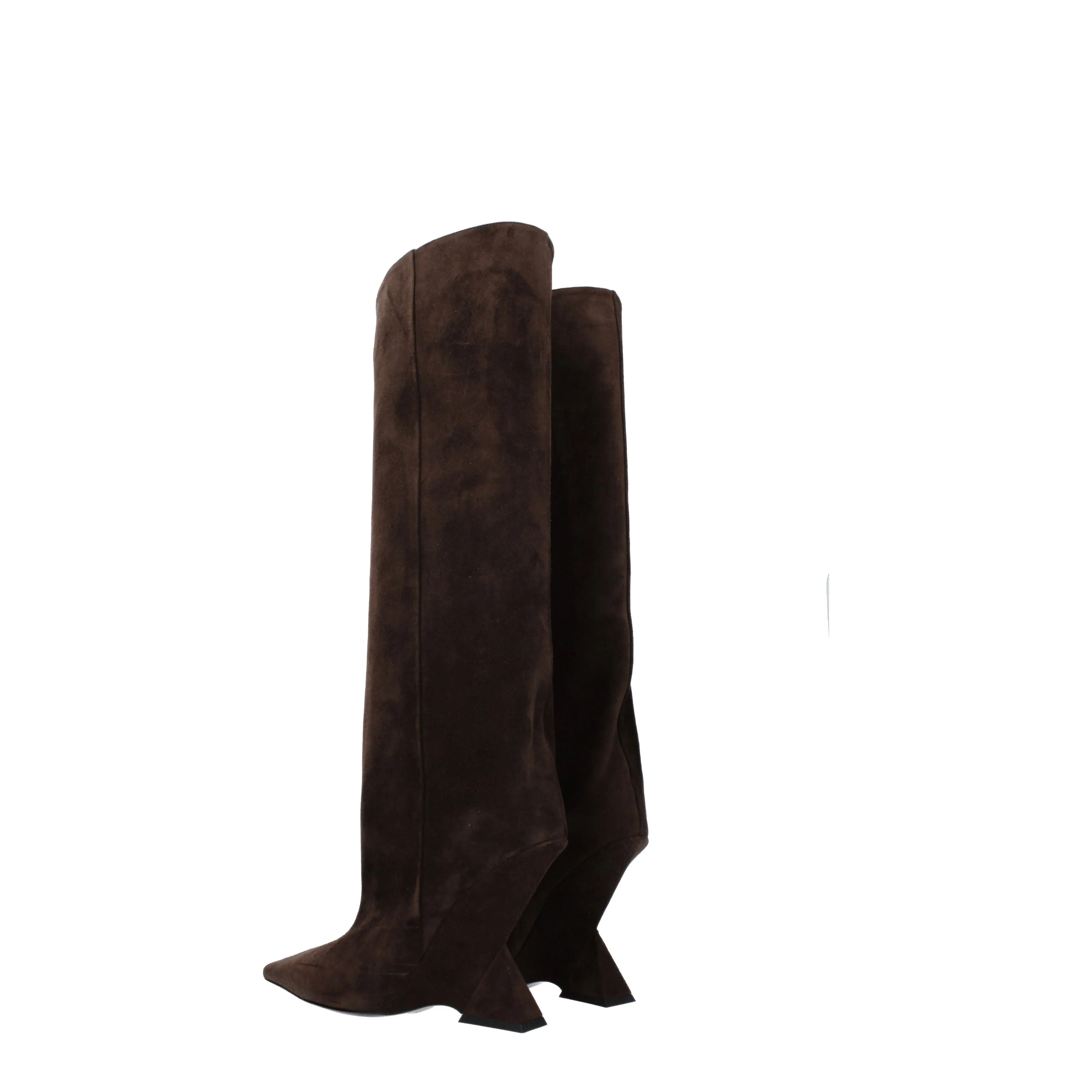 The Attico Stivali Donna Camoscio Marrone
