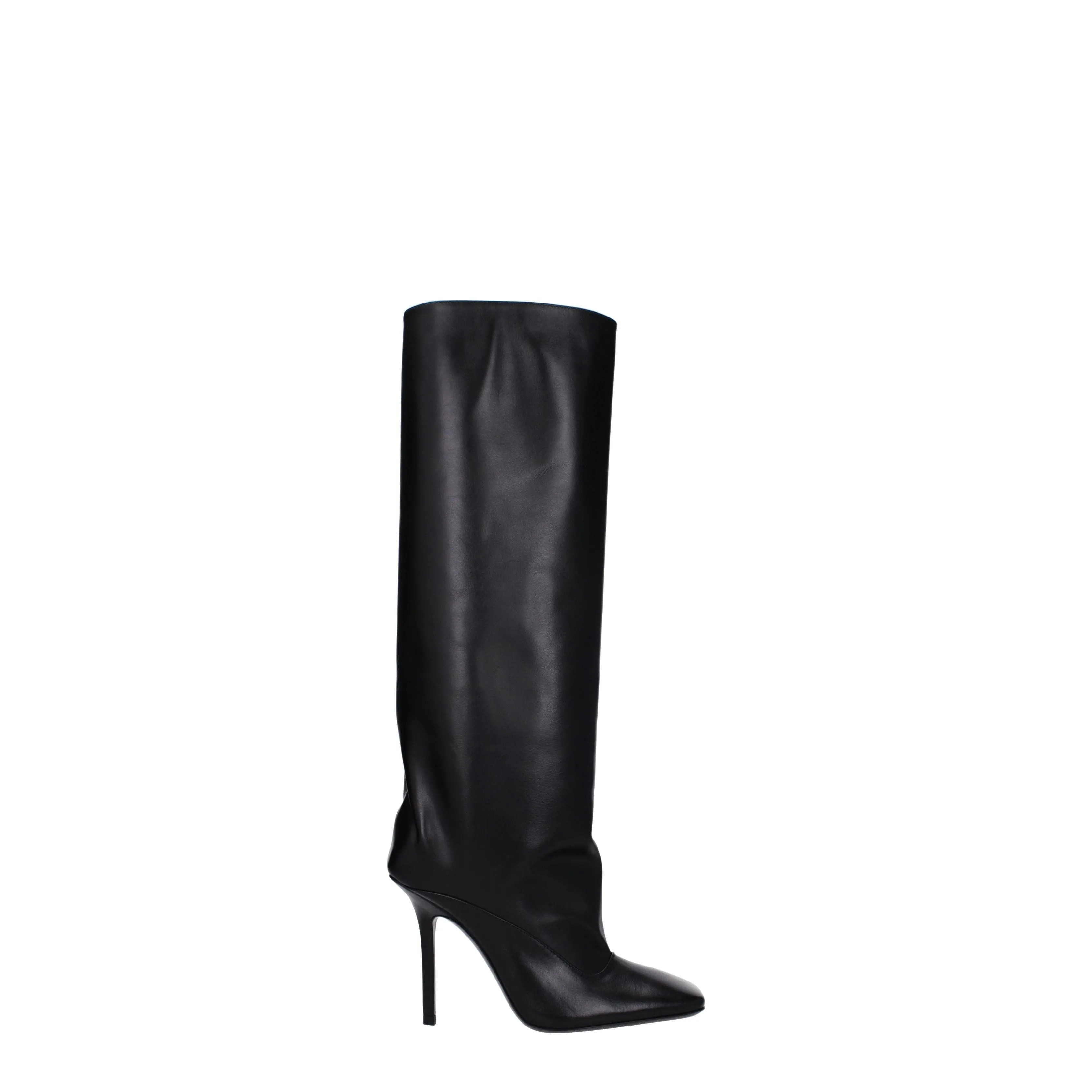 The Attico Stivali Sienna Donna Pelle Nero