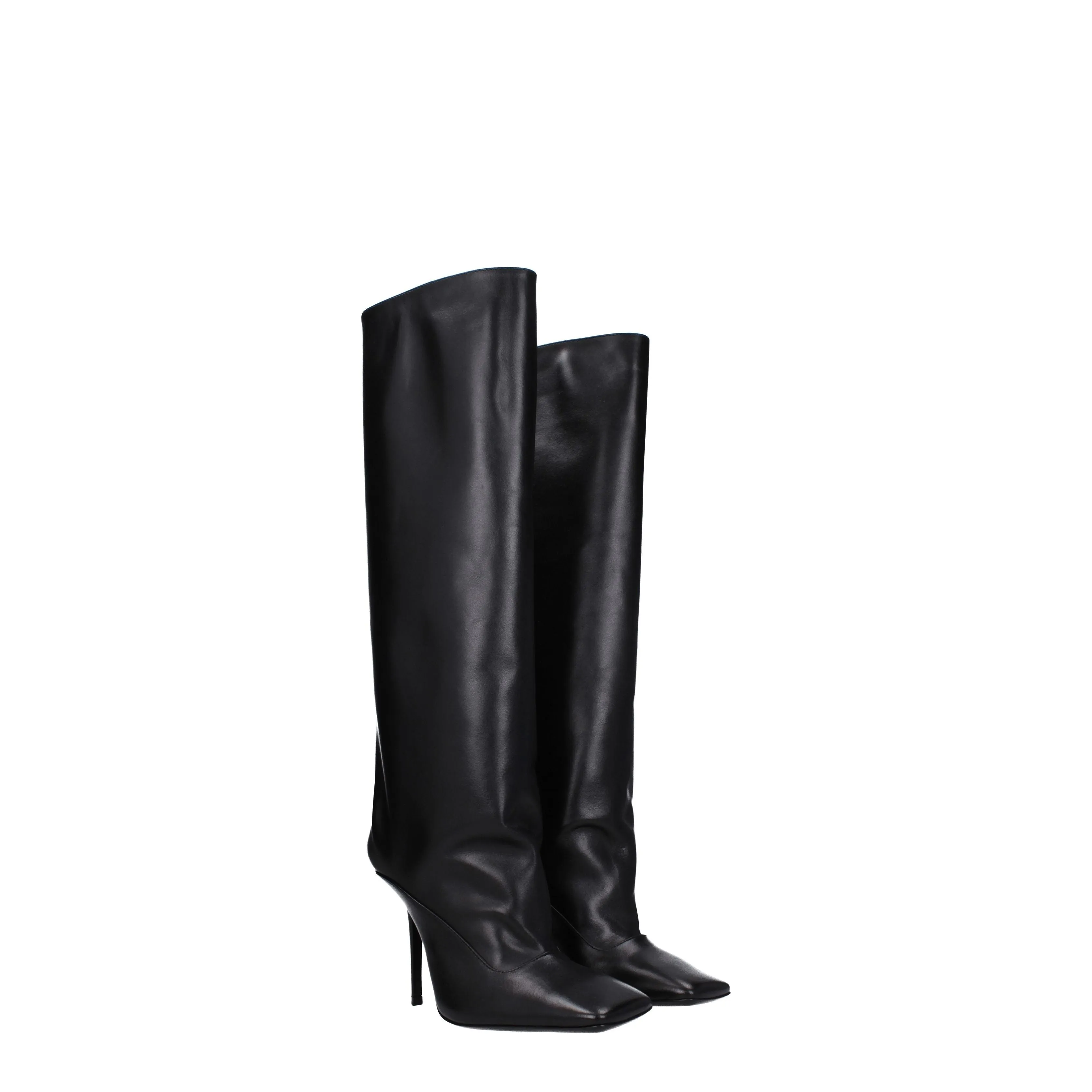 The Attico Stivali Sienna Donna Pelle Nero