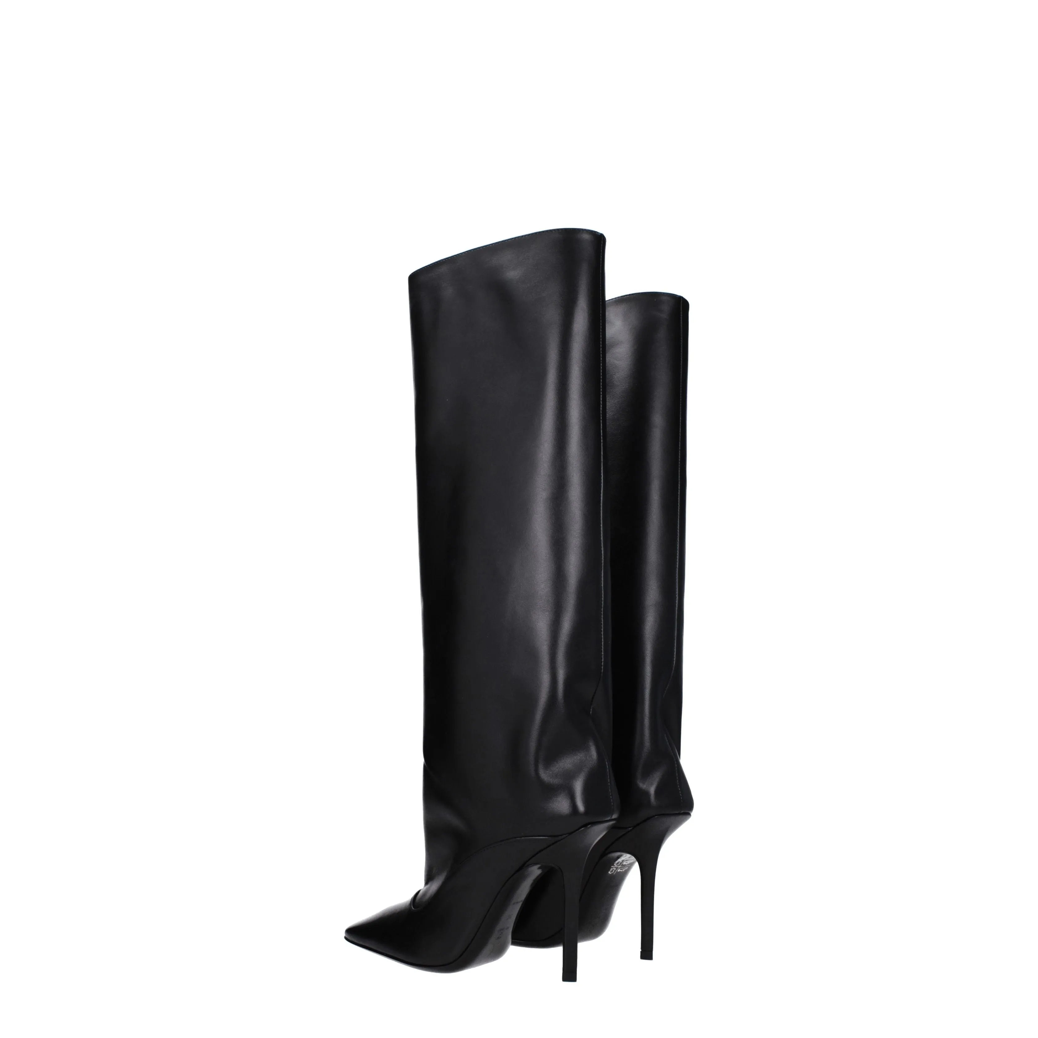 The Attico Stivali Sienna Donna Pelle Nero