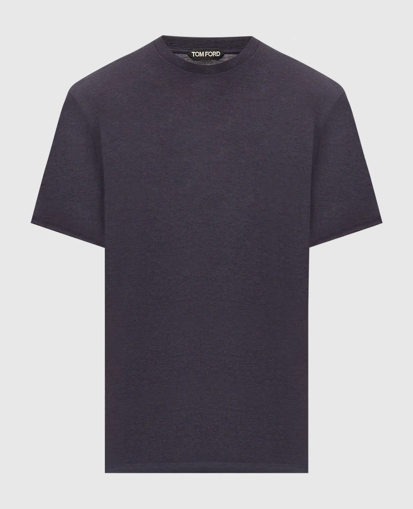 Tom Ford T-shirt blu con ricamo logo JCS004JMT002S23
