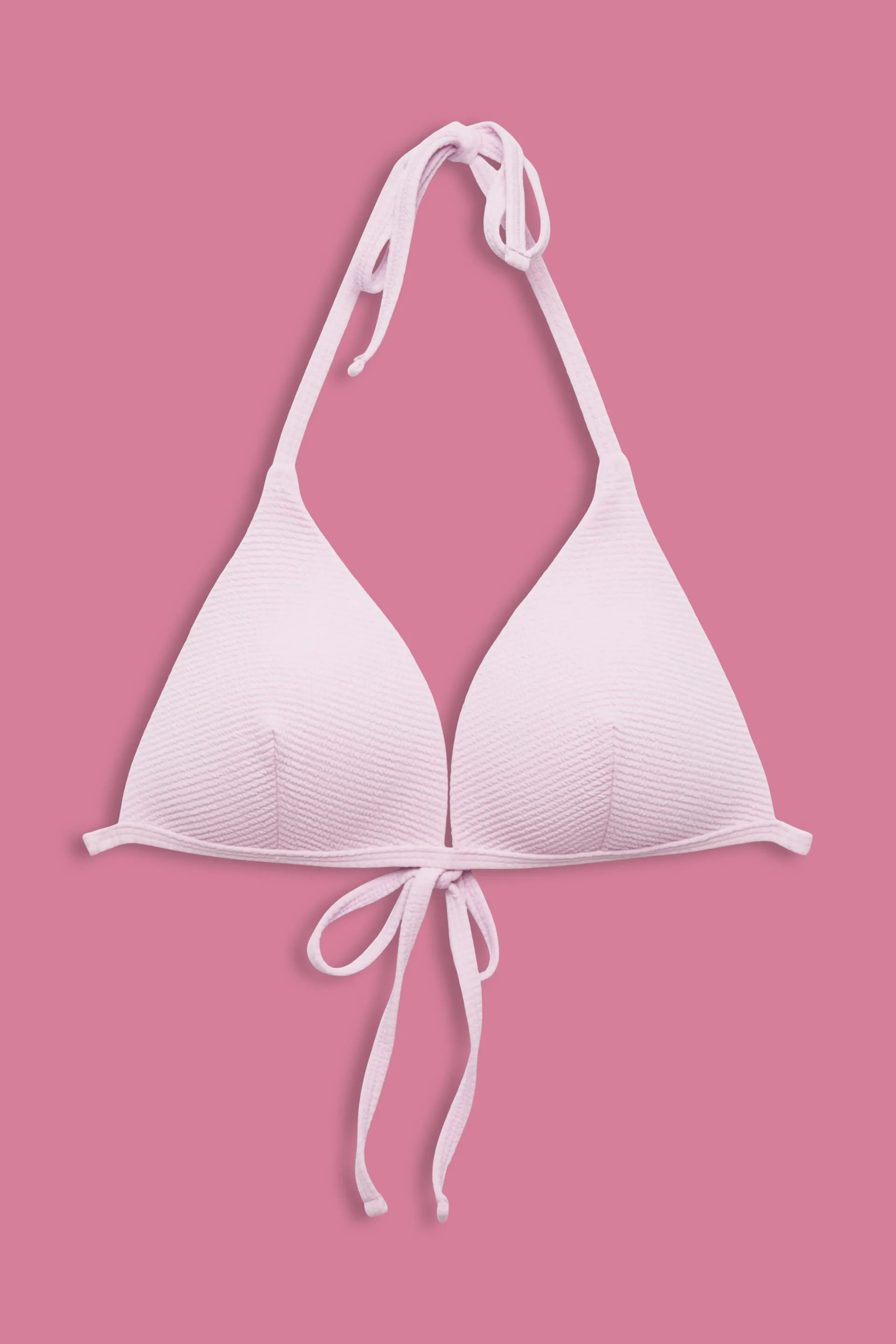 Top da bikini a triangolo strutturato
