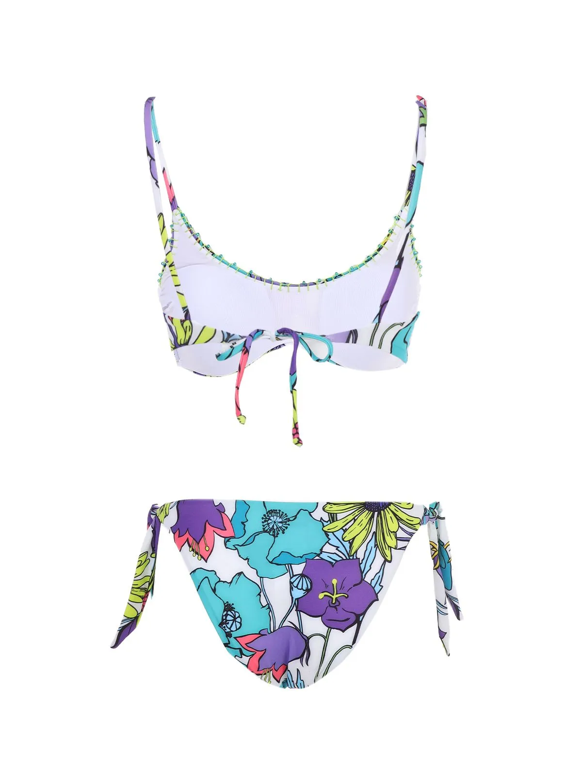 TOP DA MARE CON FANTASIA STAMPATA