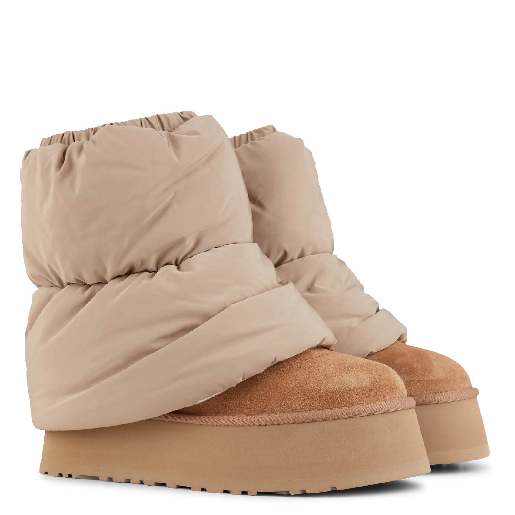  UGG   CLASSIC MINI DIPPER PUFFER - Stivali con ghette | Beige