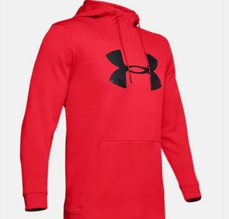 UNDER ARMOUR FELPA FLEECE ROSSO