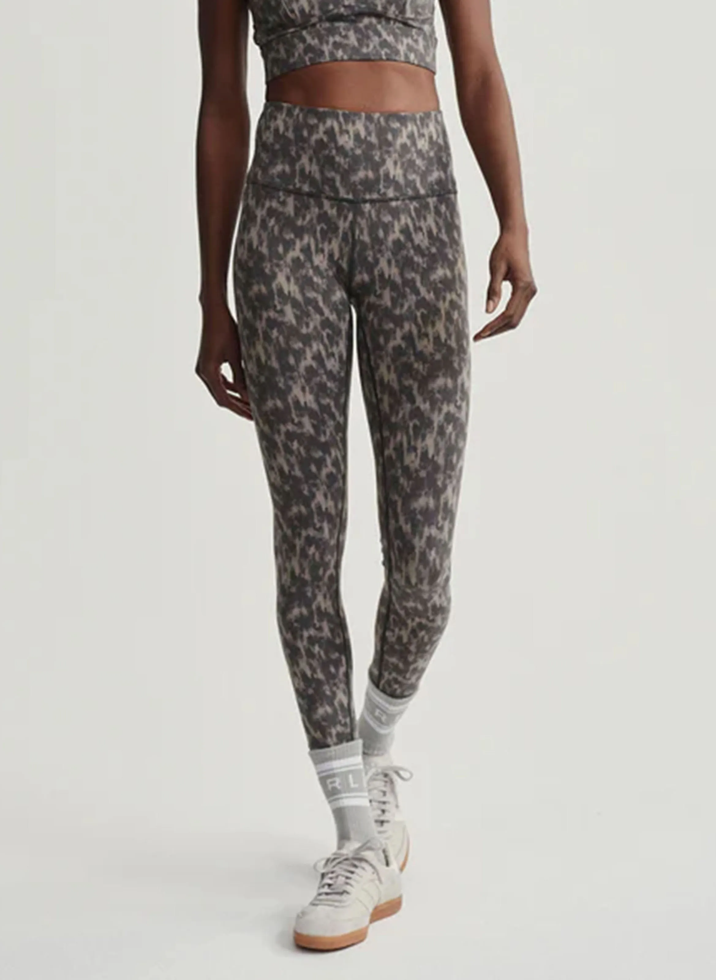  VARLEY   LET'S MOVE - Leggings a vita alta stampati | Grigio