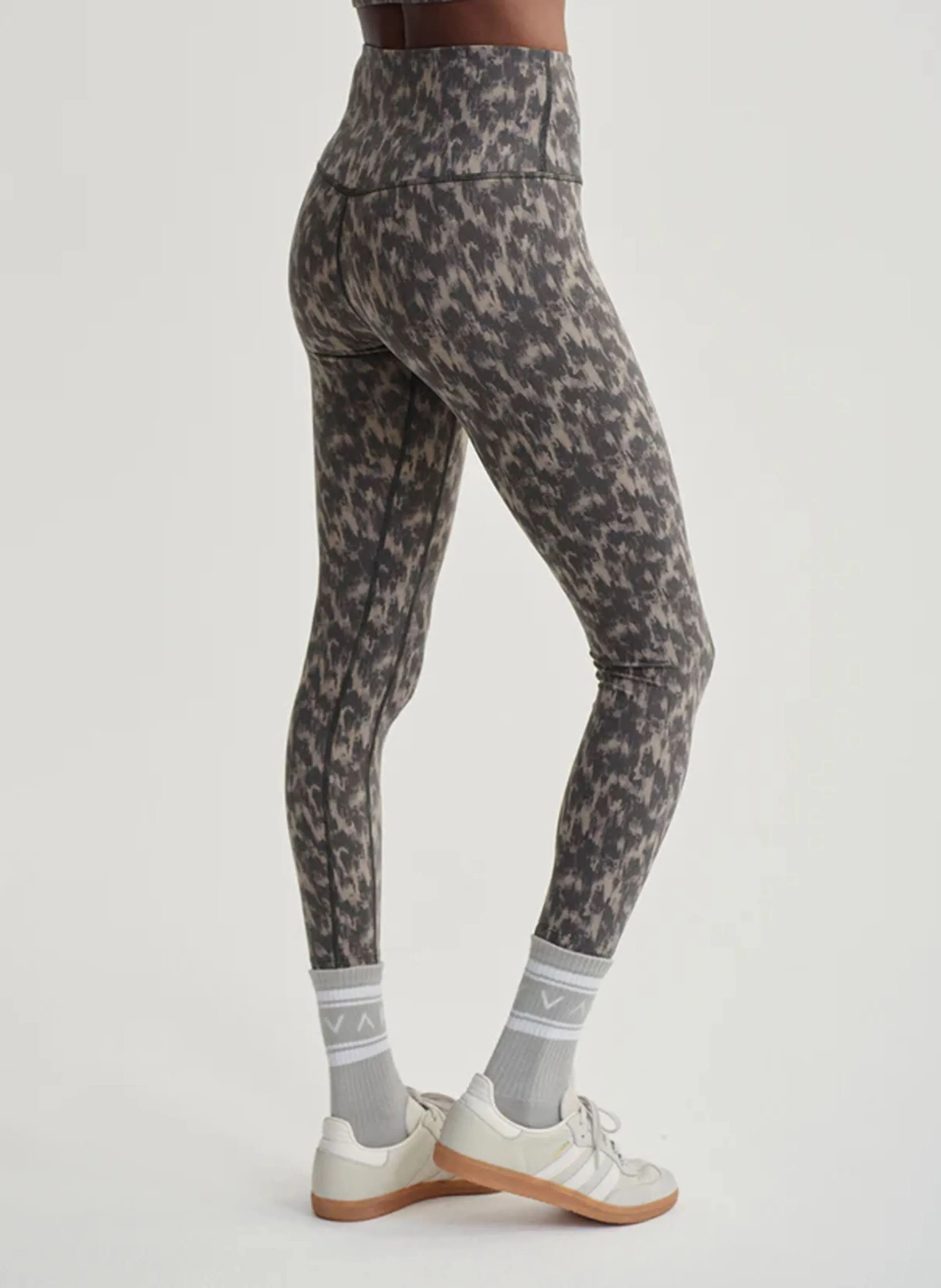  VARLEY   LET'S MOVE - Leggings a vita alta stampati | Grigio