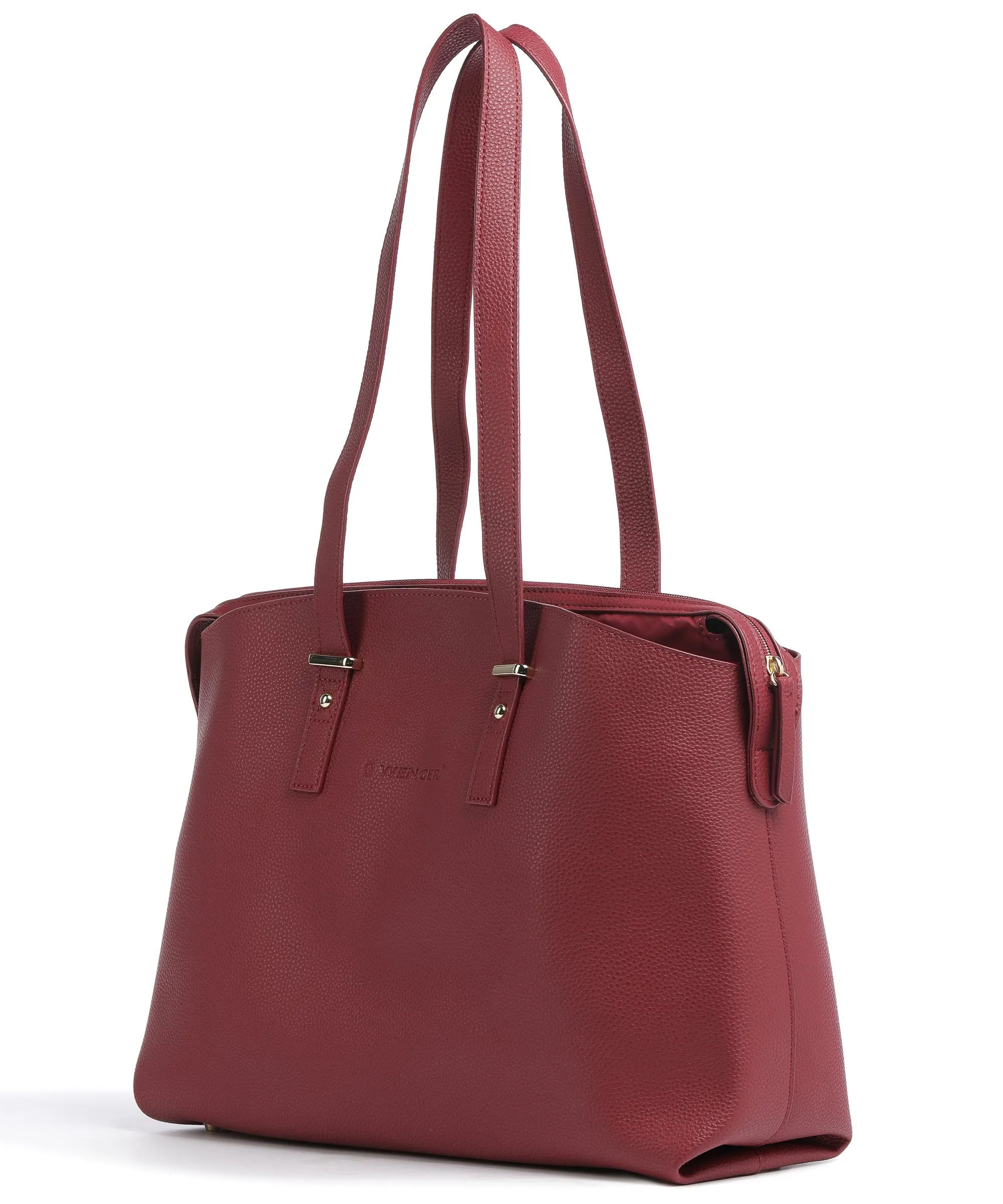  Wenger Women's RosaElli Borsa shopper 14″ pelle sintetica rosso  