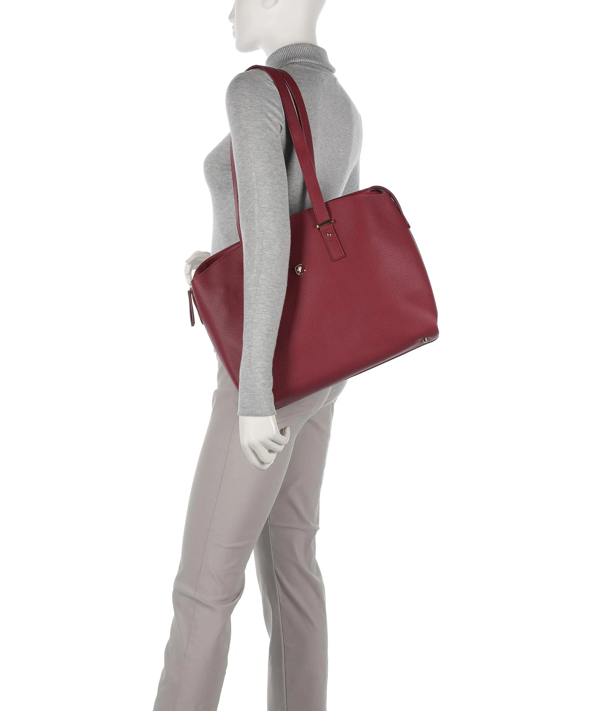  Wenger Women's RosaElli Borsa shopper 14″ pelle sintetica rosso  