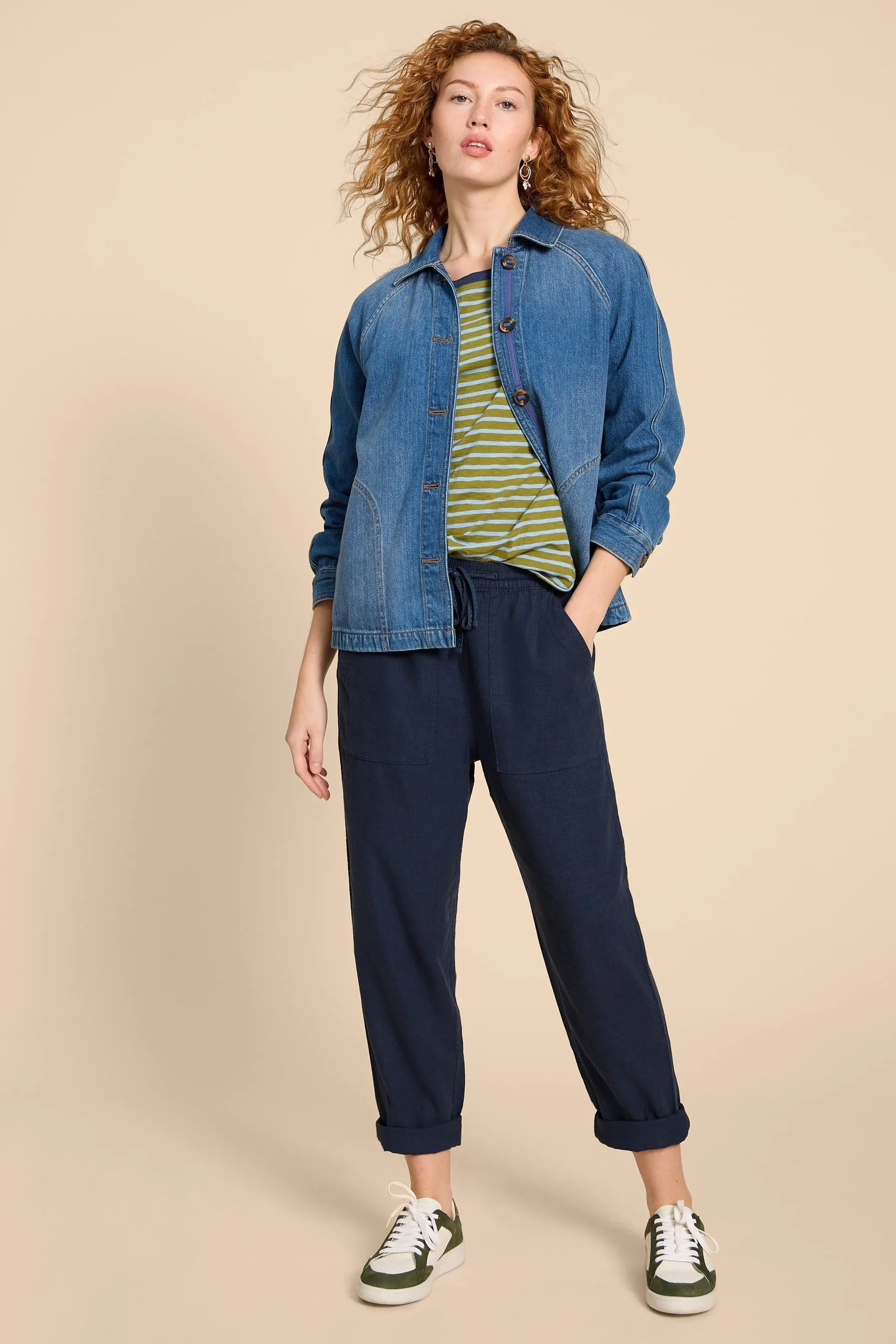 White Stuff Elle - Blend Pantaloni in lino