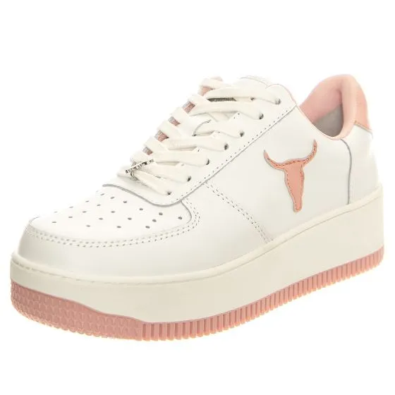 Windsor Smith Recharge White + Blossom Leather - Scarpe Donna Bianche    