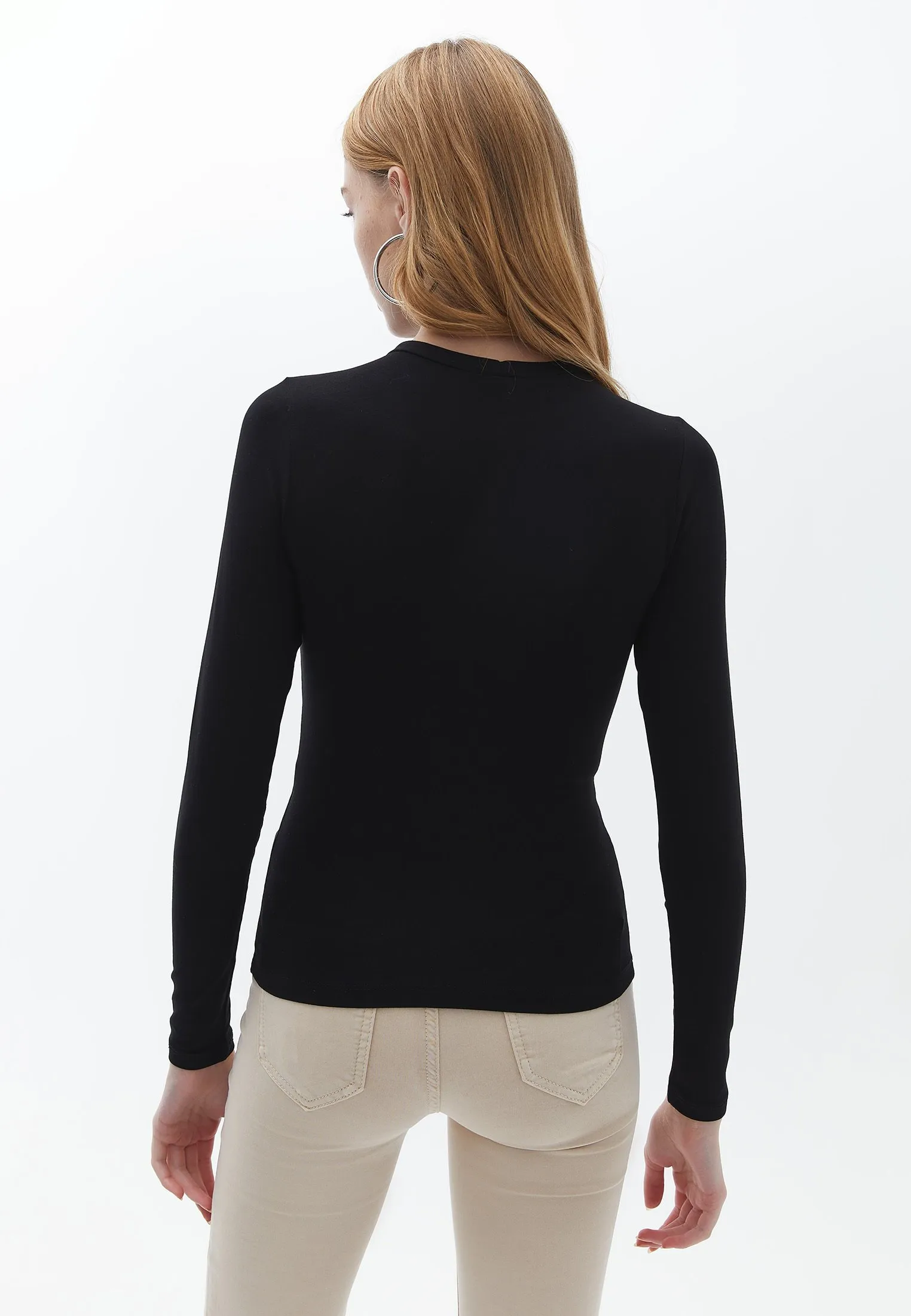 WITH CUTOUT DETAIL - Maglietta a manica lunga