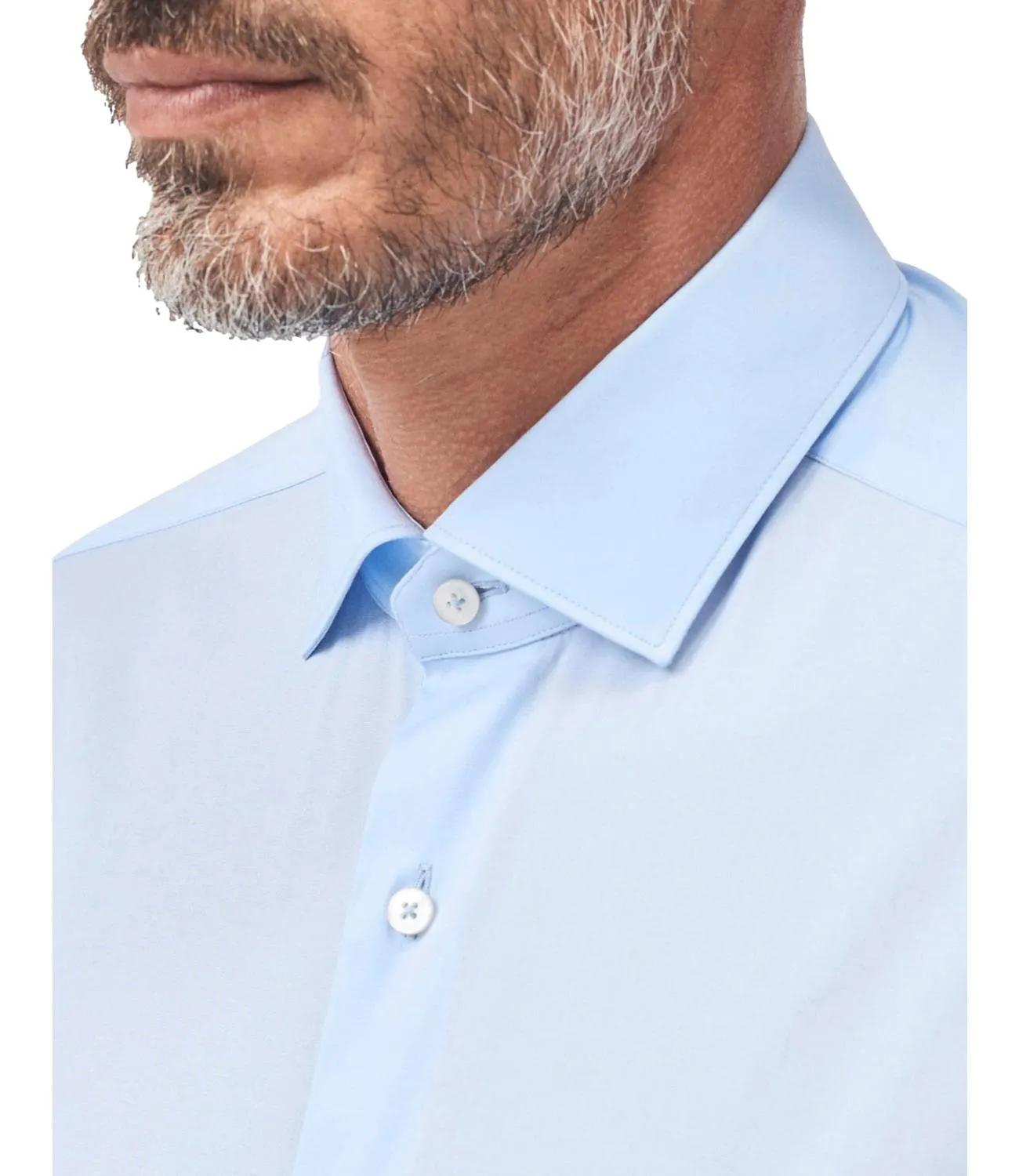 XACUS Camicia Xacus celeste taylor fit uomo