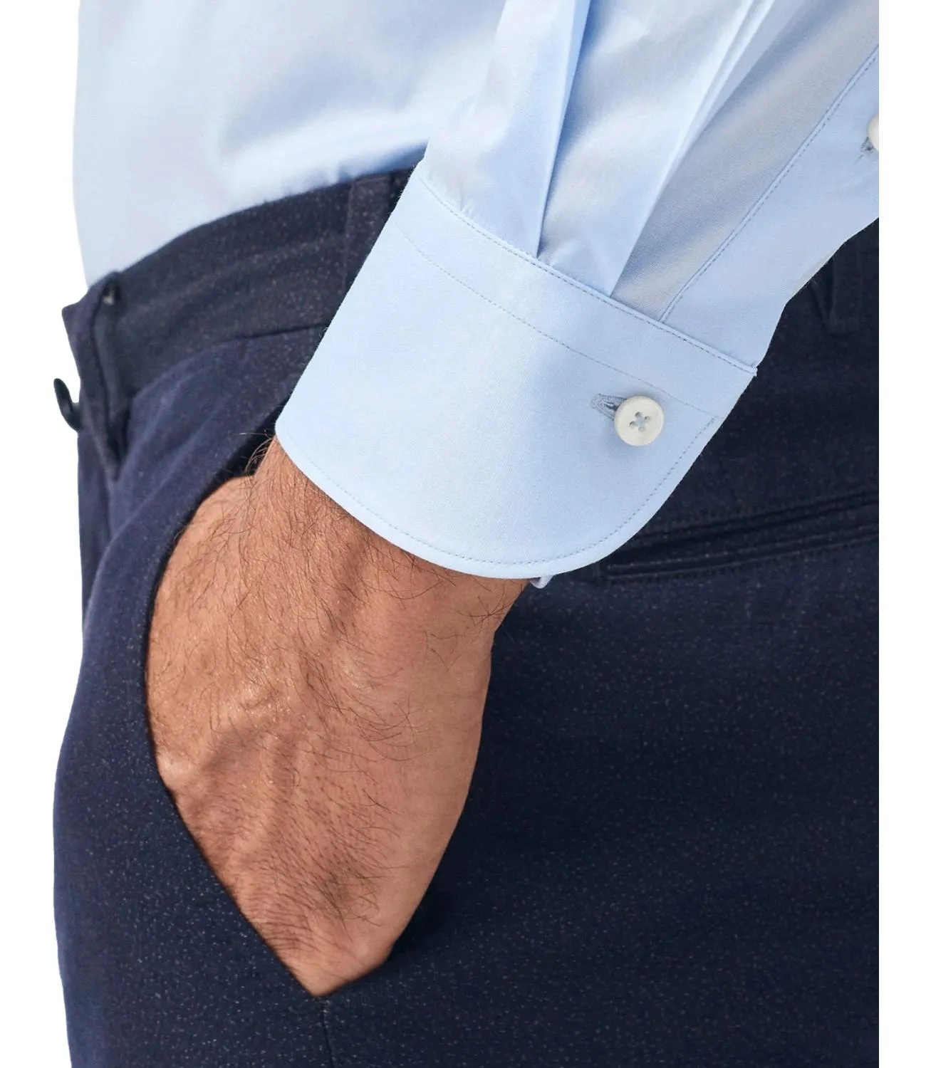 XACUS Camicia Xacus celeste taylor fit uomo