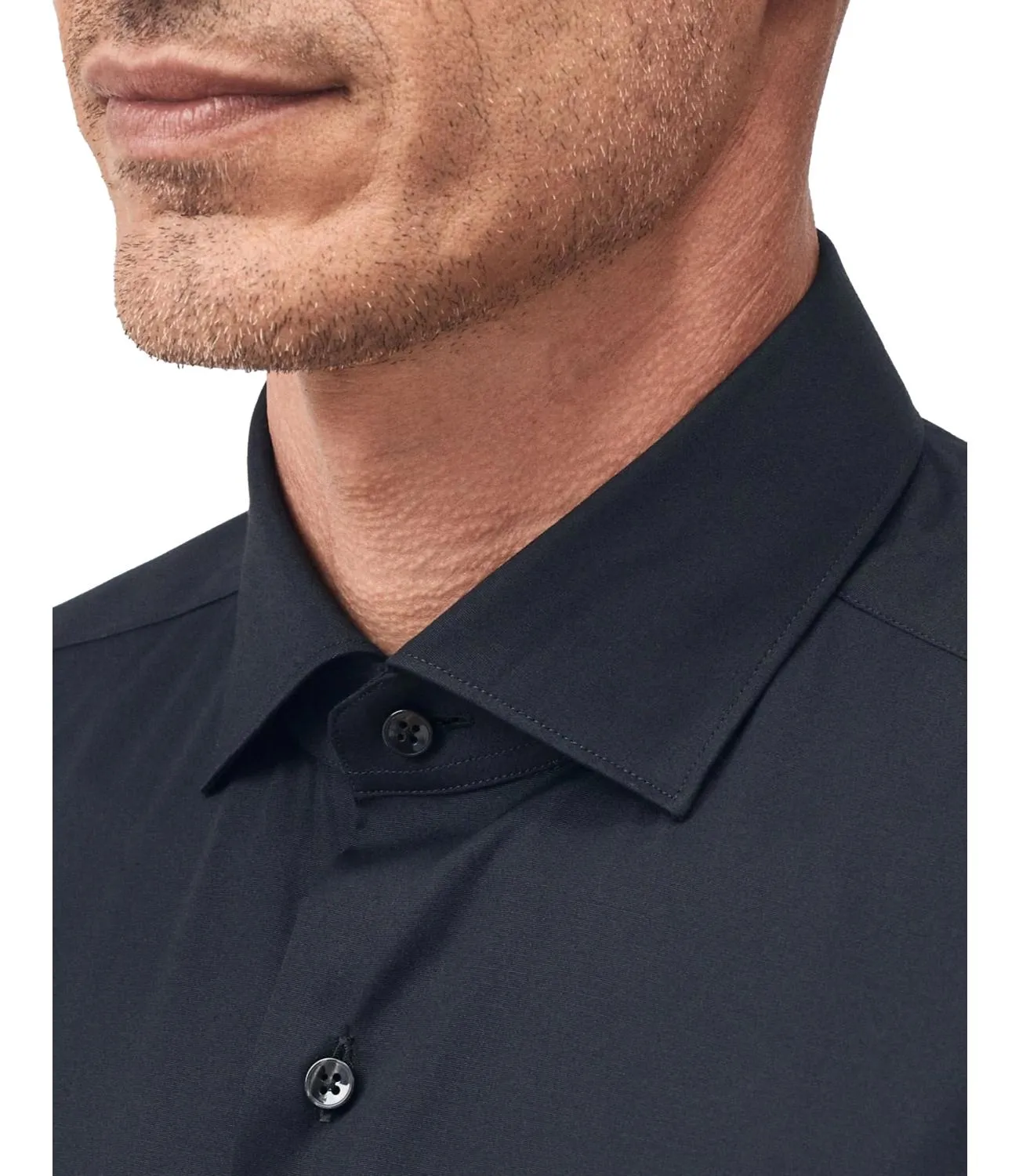 XACUS Camicia Xacus nero taylor fit uomo