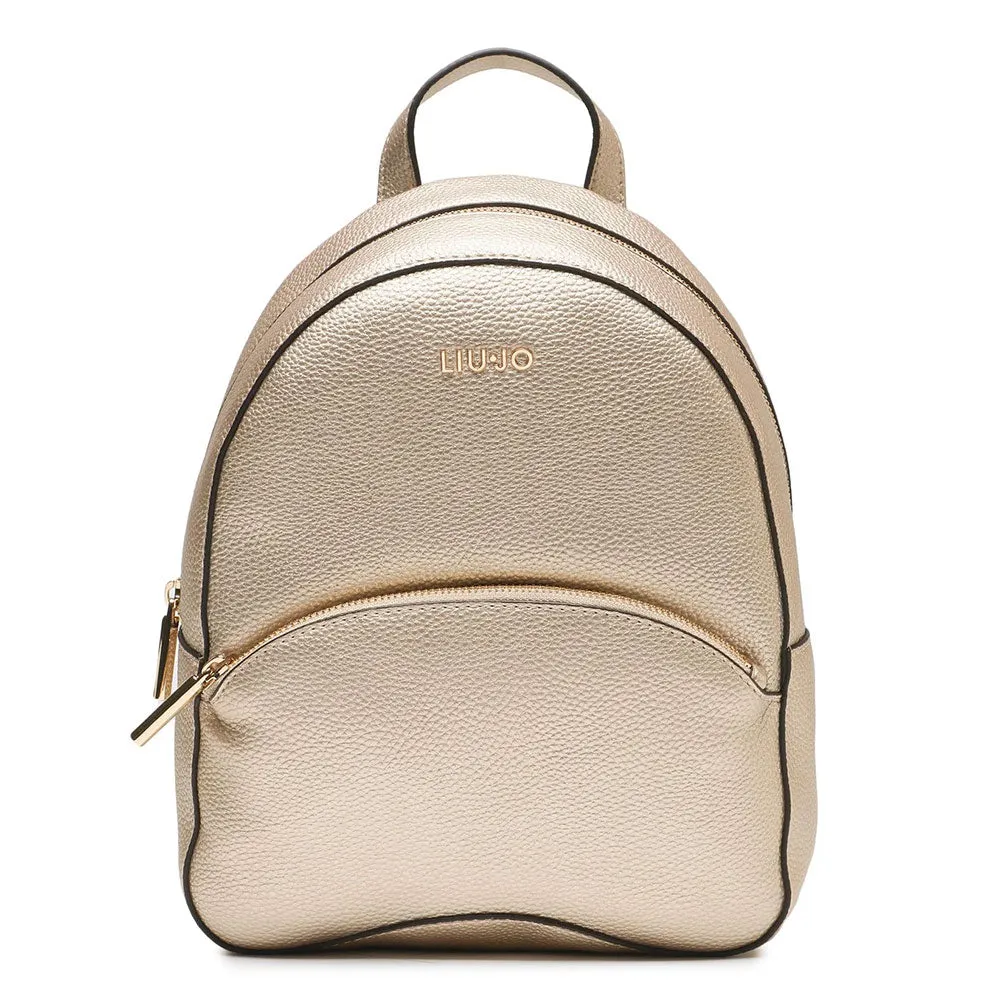 Zaino Donna LIU JO effetto Bottalato Light Gold AF3380