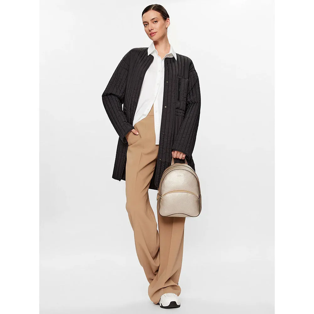 Zaino Donna LIU JO effetto Bottalato Light Gold AF3380